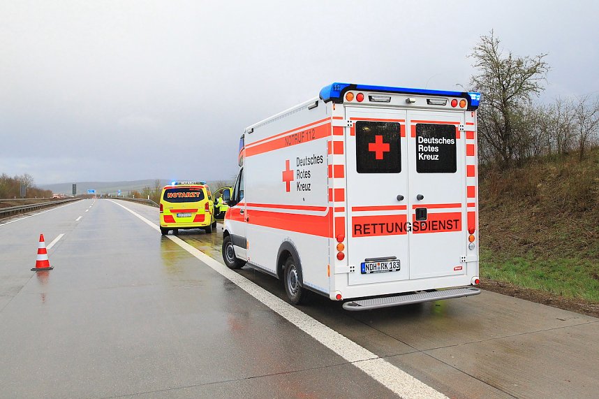 Unfall auf der A38 heute Nachmittag
