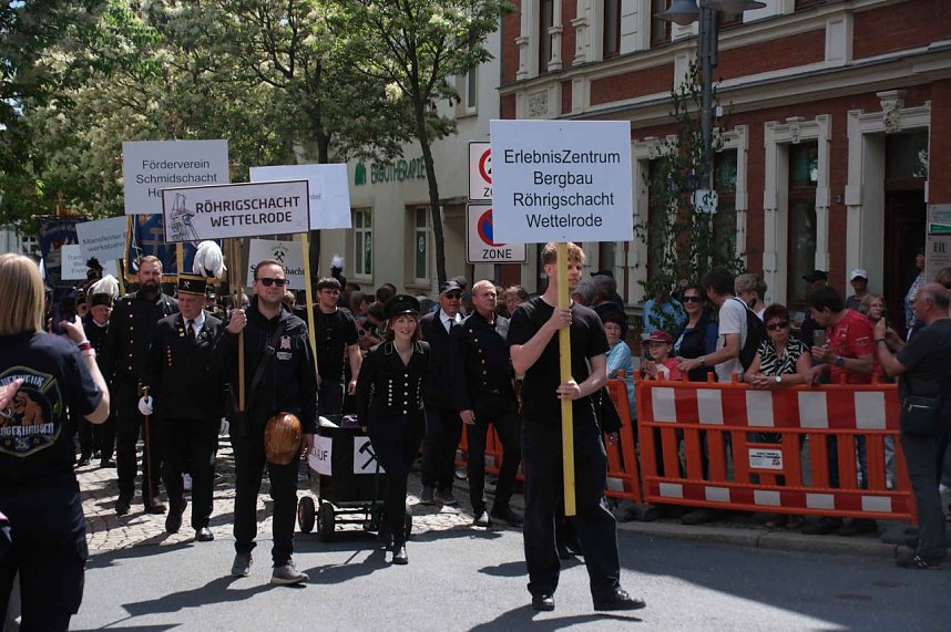 Internationale Bergparade in Sangerhausen 