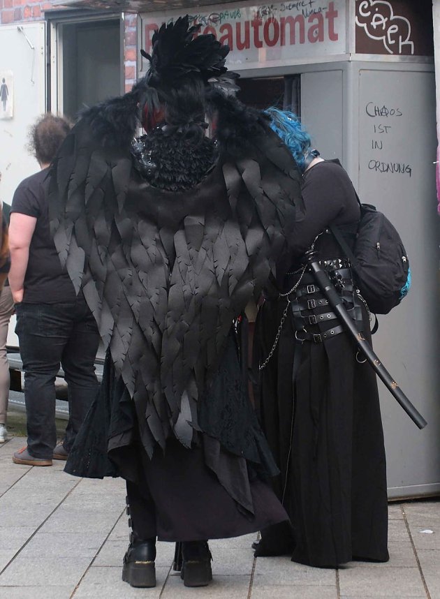 Peter Blei beim "WGT" in Leipzig