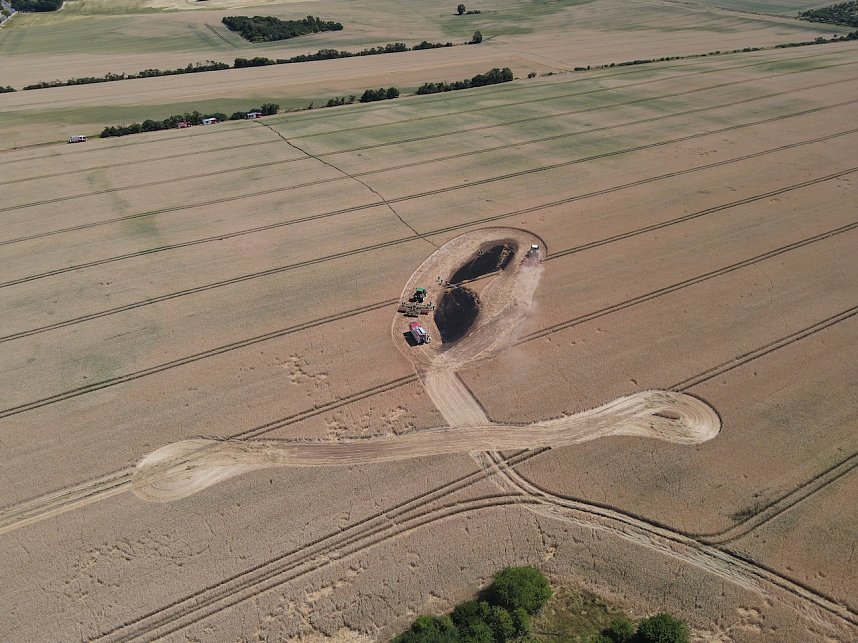 Feldbrand bei Gro&szlig;furra