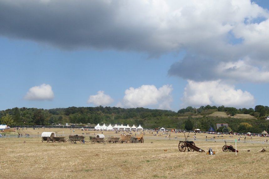 Nachstellung der Bauernschlacht bei Bad Frankenhausen