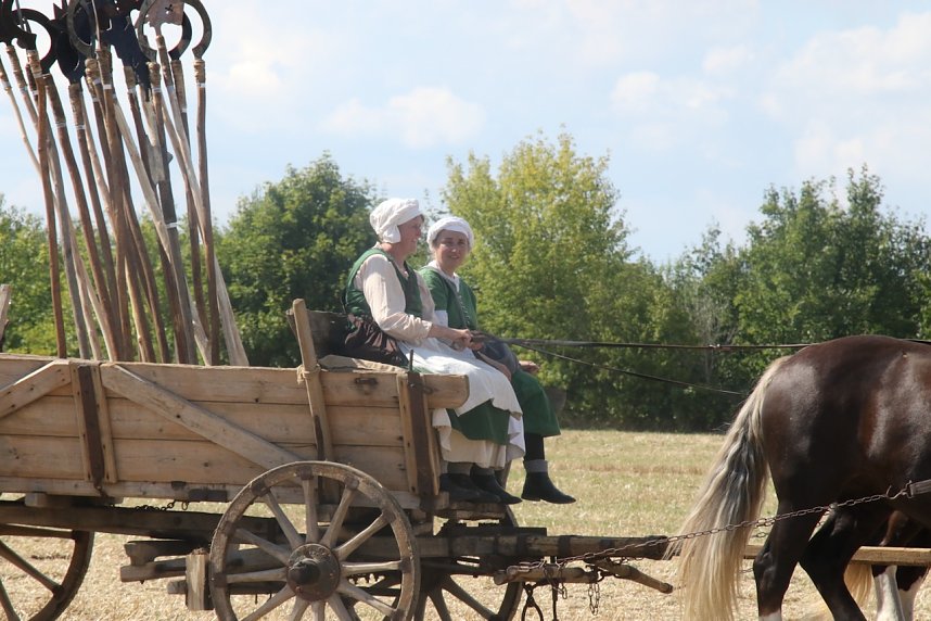 Nachstellung der Bauernschlacht bei Bad Frankenhausen