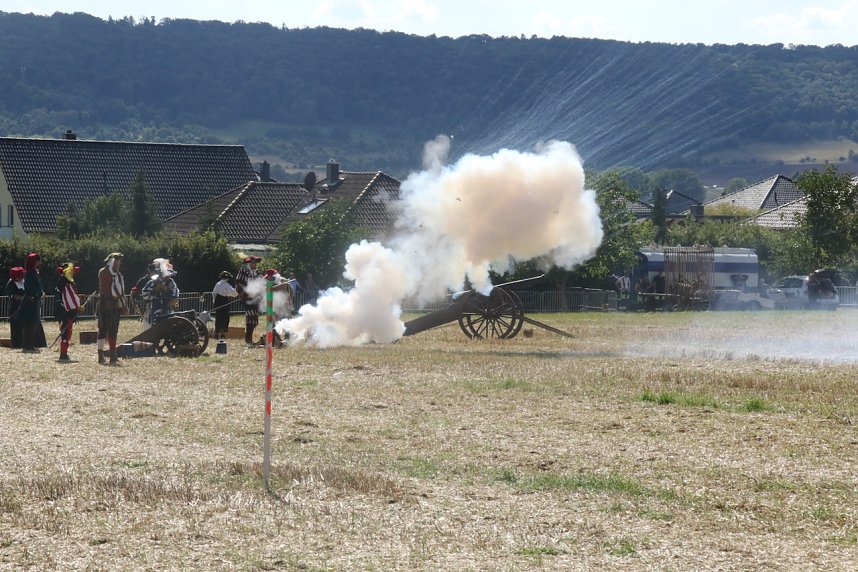 Nachstellung der Bauernschlacht bei Bad Frankenhausen