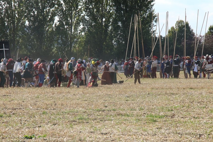 Nachstellung der Bauernschlacht bei Bad Frankenhausen