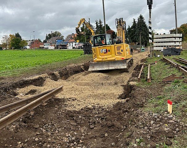 Bildergalerie der Grundhafte Instandsetzung Bahn&uuml;bergang am Gleisdreieck Siersleben