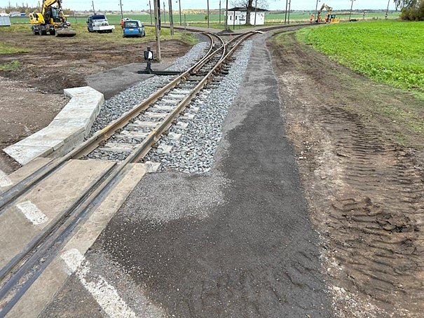 Bildergalerie der Grundhafte Instandsetzung Bahn&uuml;bergang am Gleisdreieck Siersleben