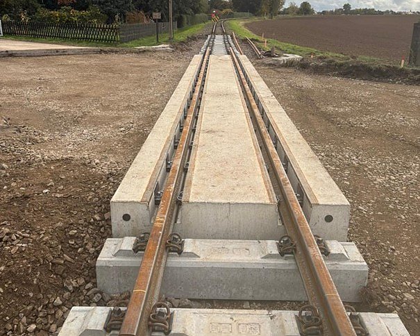 Bildergalerie der Grundhafte Instandsetzung Bahn&uuml;bergang am Gleisdreieck Siersleben