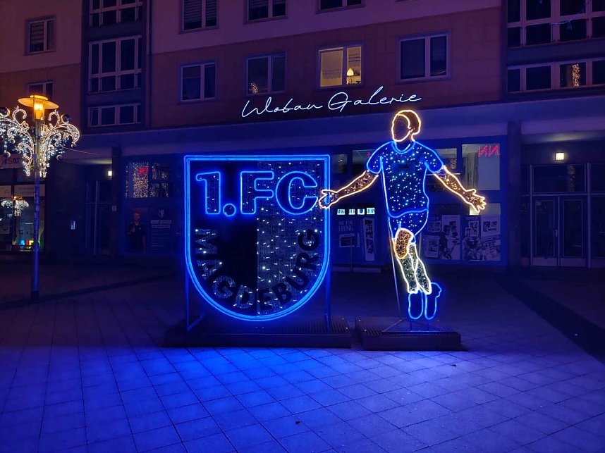 Peter Blei unterwegs in Magdeburg