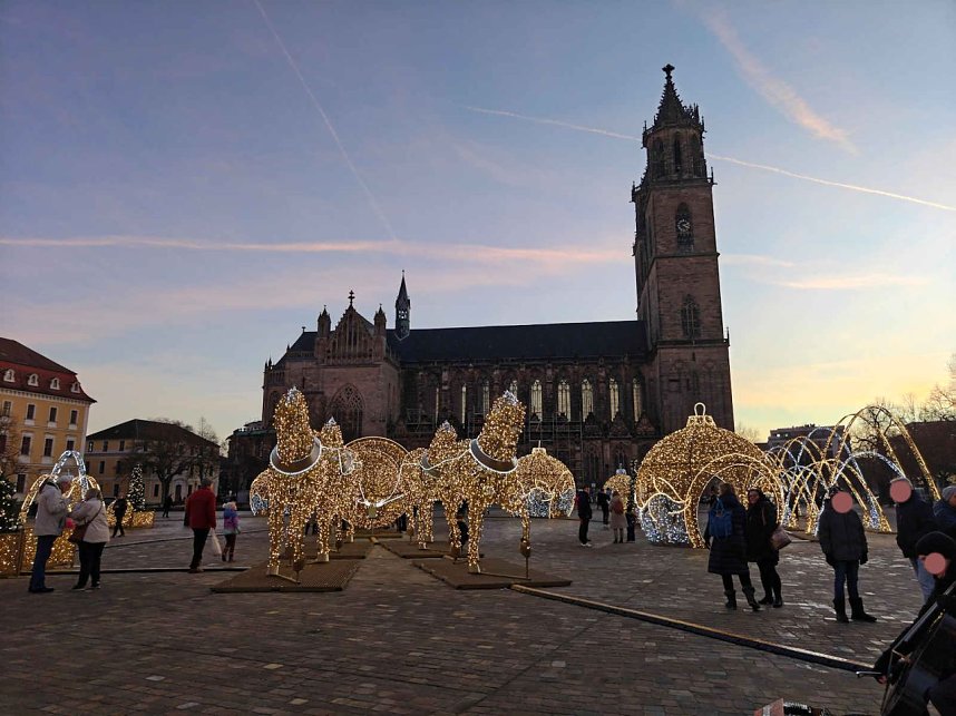 Peter Blei unterwegs in Magdeburg
