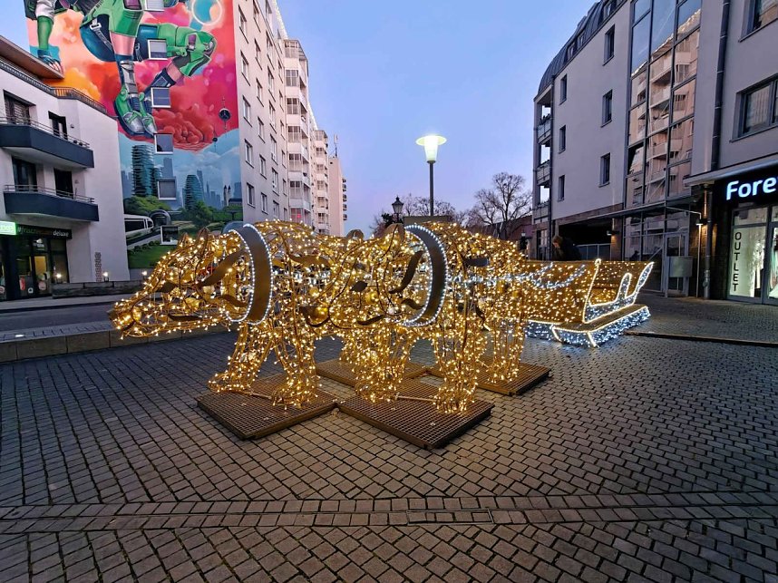 Peter Blei unterwegs in Magdeburg