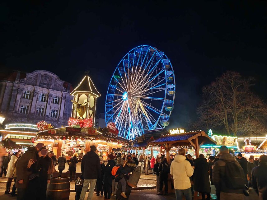 Peter Blei unterwegs in Magdeburg