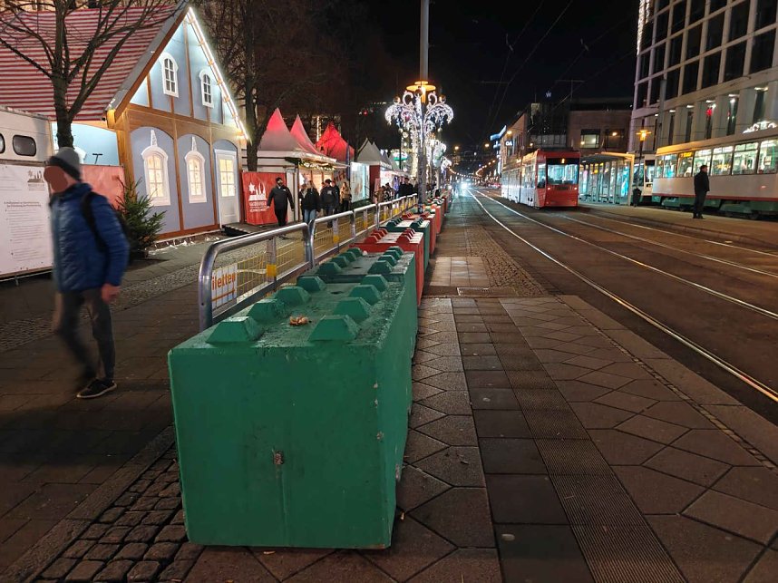 Peter Blei unterwegs in Magdeburg