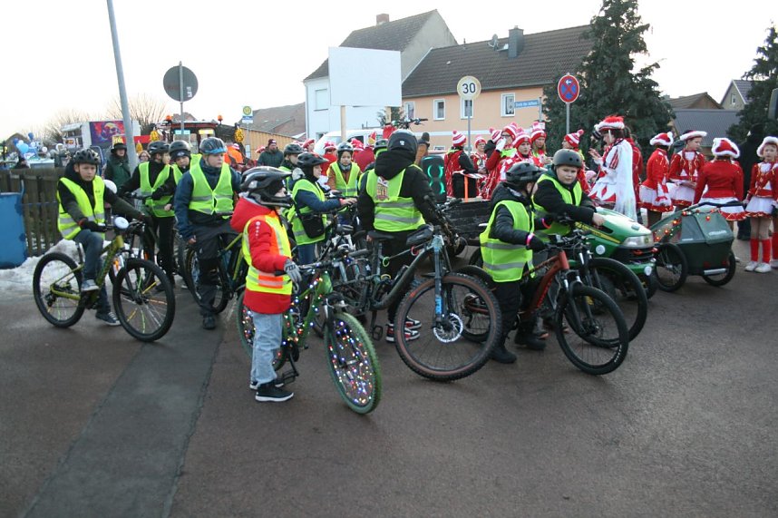 Karnevalsumzug in Berga.
