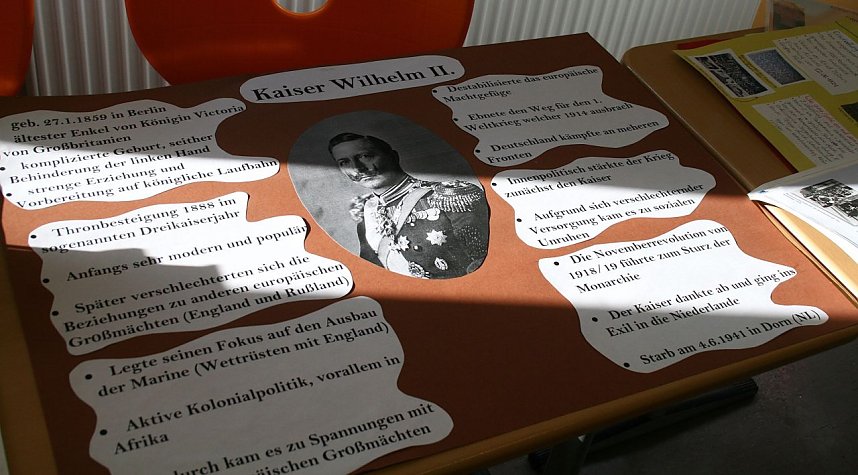 Tag der offenen T&uuml;r im Gymnasium in Kelbra. 