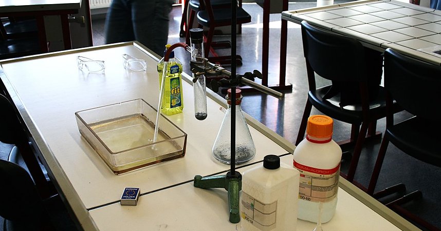 Tag der offenen T&uuml;r im Gymnasium in Kelbra. 