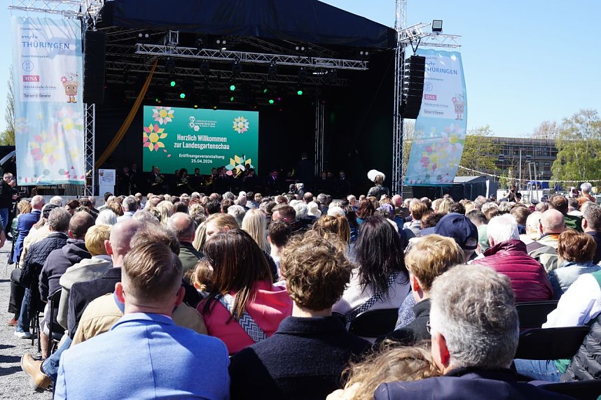 Impressionen von derEr&ouml;ffnung der Landesgartenschau in Leinefelde. 