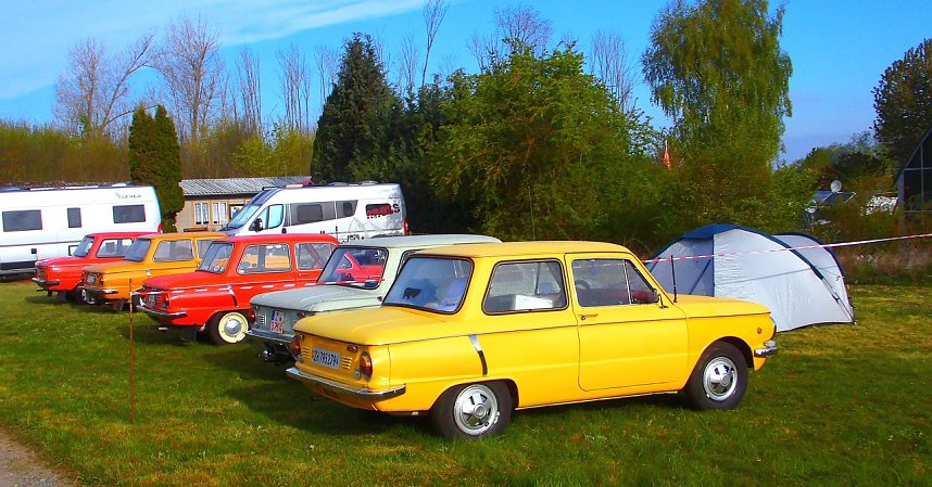 23. Jahrestreffen der Saporoshez-Fans am Stausee Kelbra.