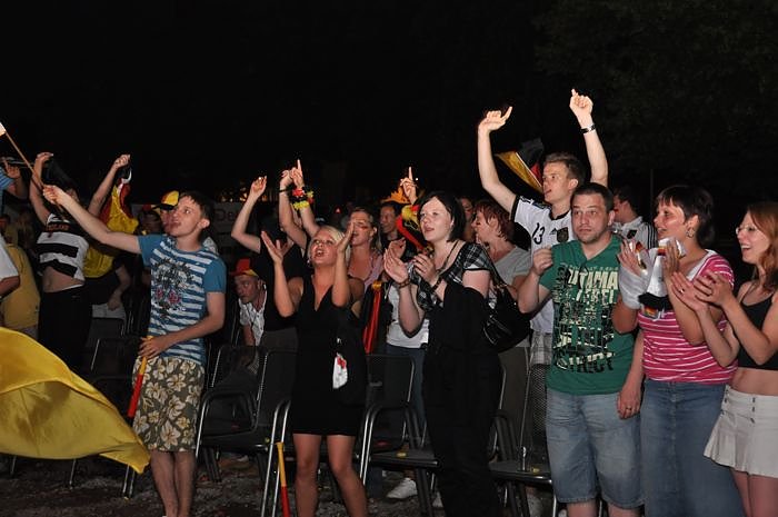 Public Viewing auf den Petersberg