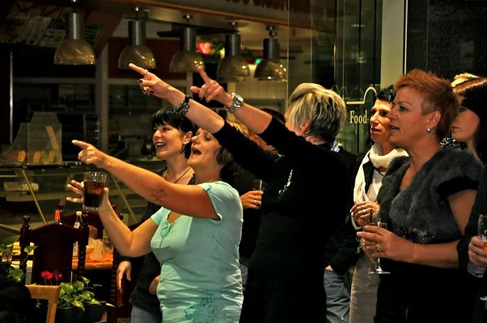 Geburtstagsfeier in der Galerie