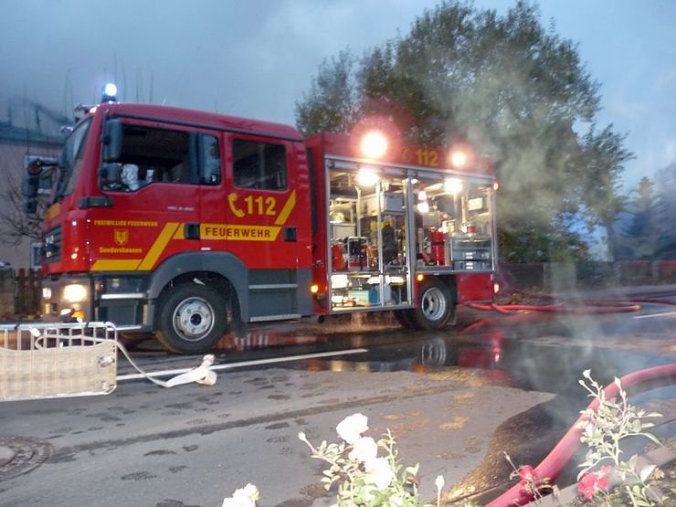 Wohnhausbrand Hospitalstra&szlig;e