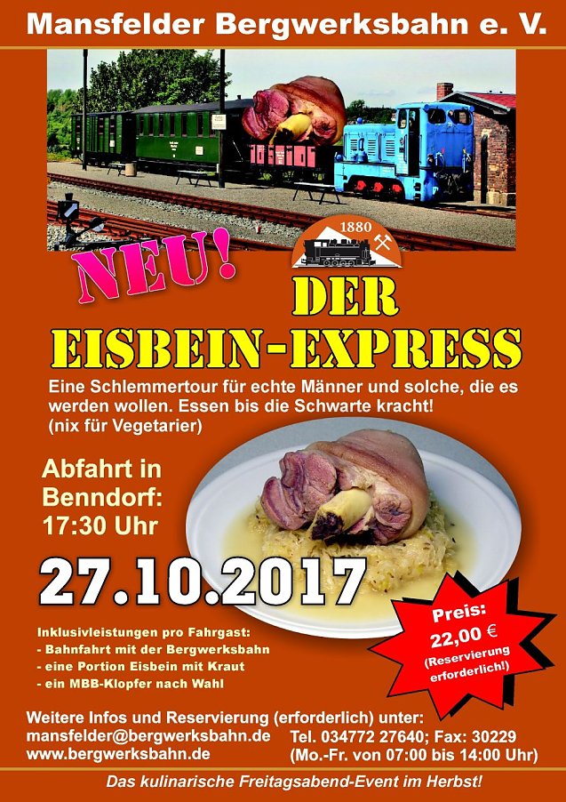 Bild: Plakat Sonderzug