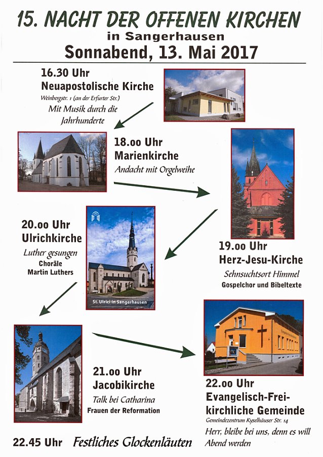 Bild: 15. Nacht der offenen Kirchen Sangerhausen
